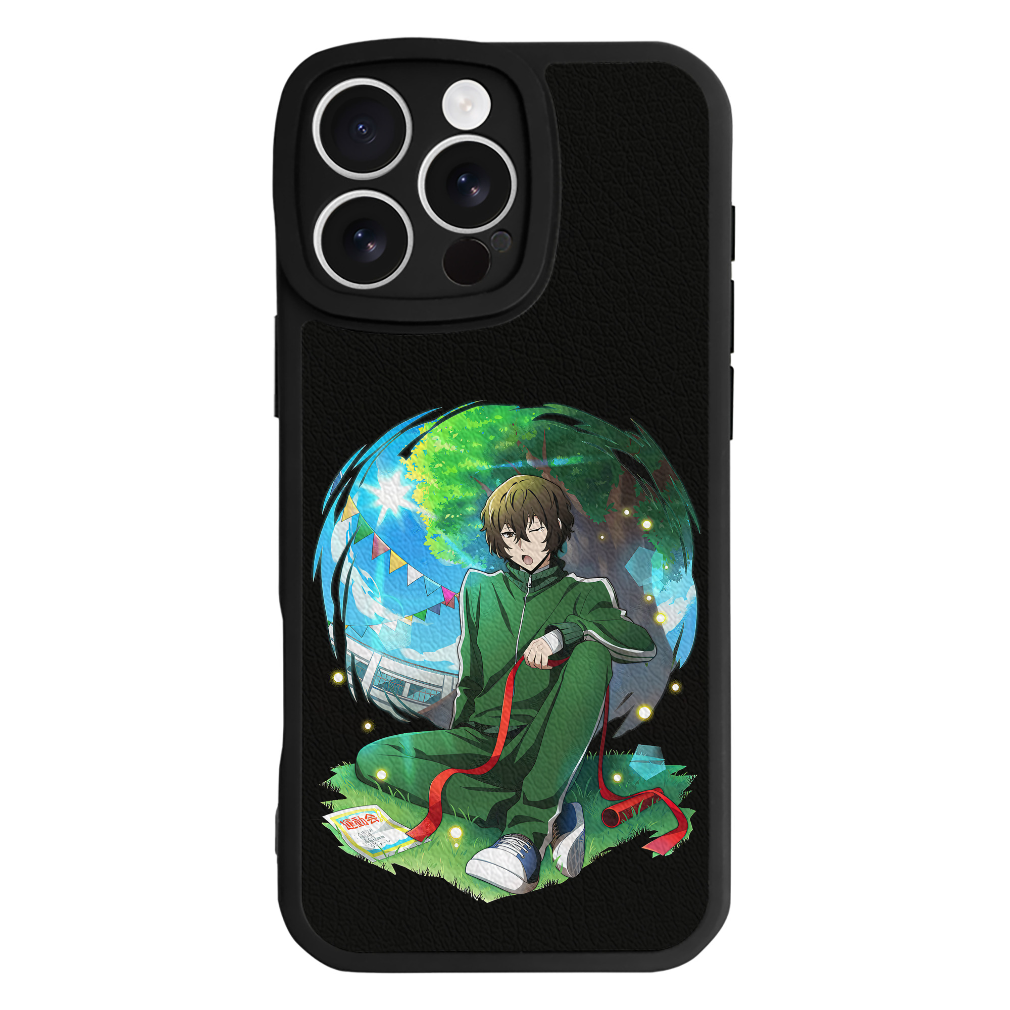 （画像用） 文豪ストレイドッグス Bungo Stray Dogs 【iPhone 16シリーズ対応】シリコンスマホケース（レザー調） 材質：シリコン
